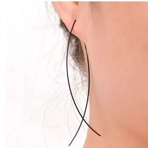 Copper Wire Minimalist Simple Earrings